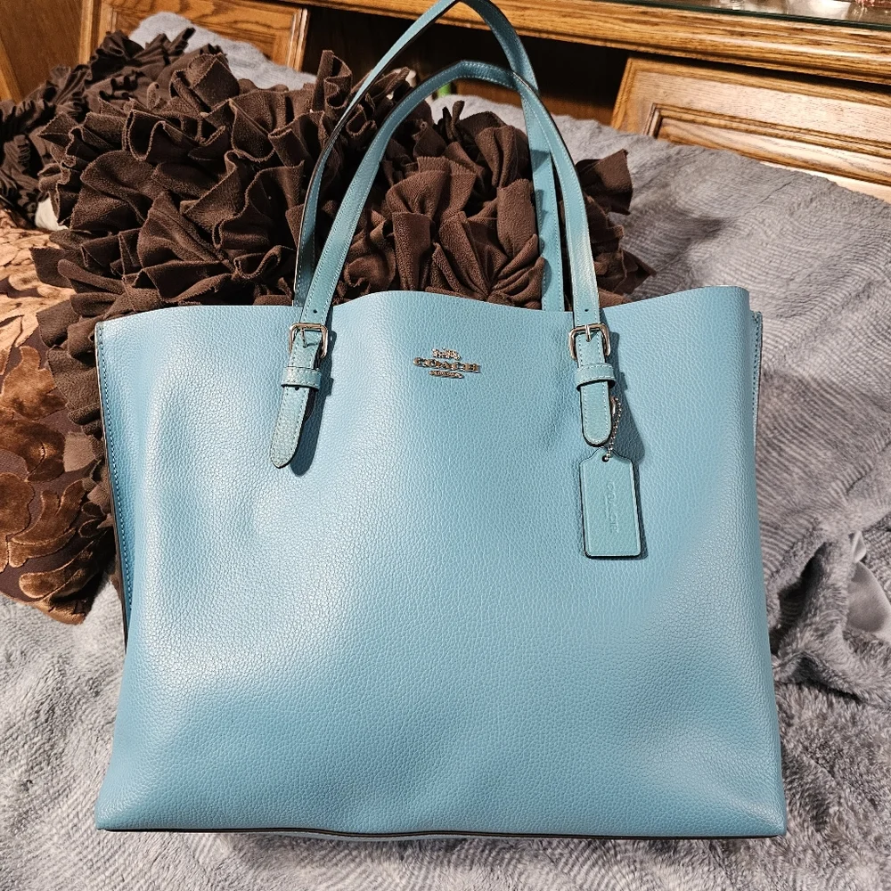 Coach Mollie Tote Shoulder Bag Purse - Picture 1 of 10